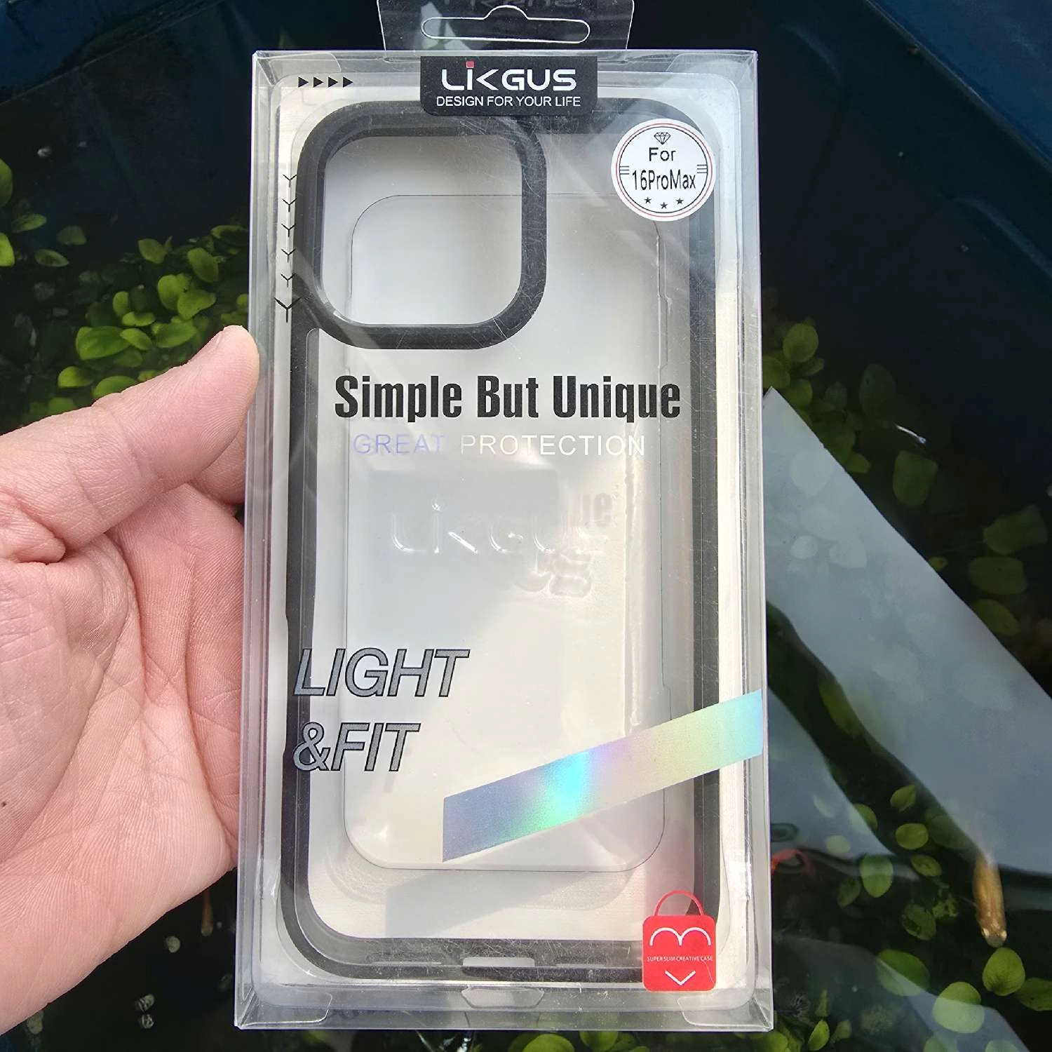 Ốp viền dẻo lưng cứng trong suốt iPhone 16 Pro Max